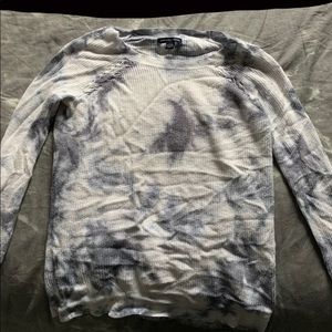 American eagle blue tie dye sweater